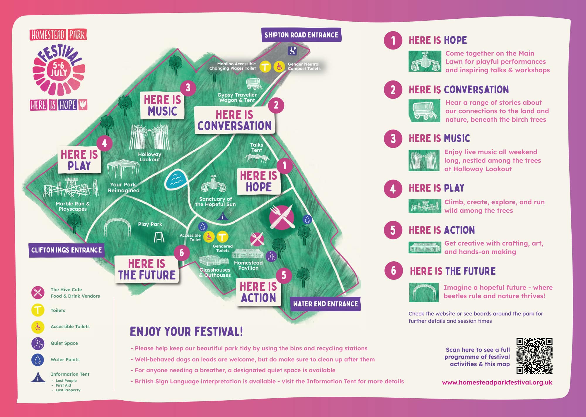 View the Homestead Park Festival Map