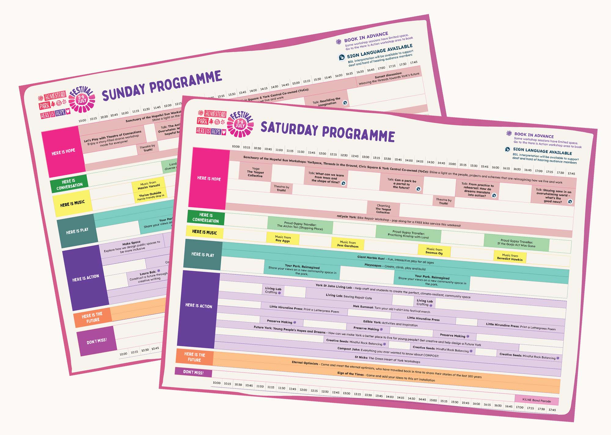 View the Homestead Park Festival Programme